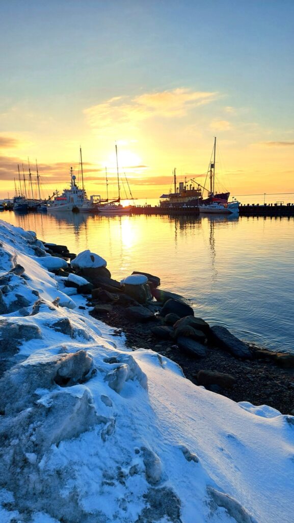 Główne nabrzeże w Longyearbyen